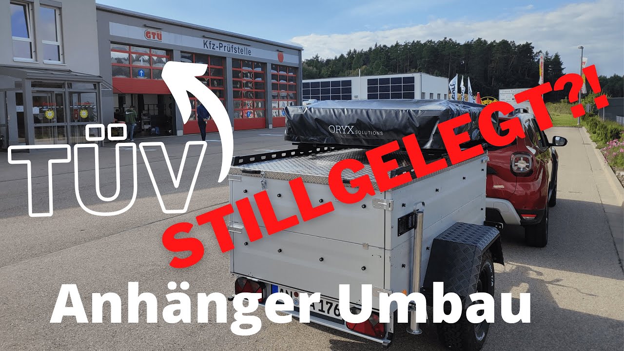 TÜV Offroadanhänger | Darauf musst DU achten | Dachzeltanhänger selber bauen