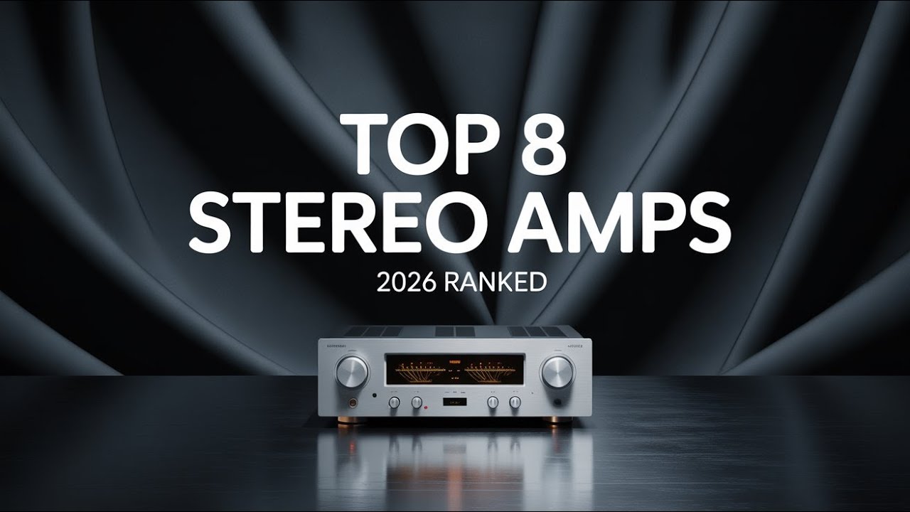 Top 8 Best Stereo Amplifiers of 2026  Ranked for Pure Hi-Fi Sound & Value
