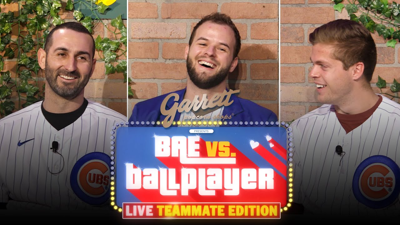 Cubs Infielder David Bote Reveals His Celebrity Crush | Bae vs. Ballplayer LIVE Teammate Edition