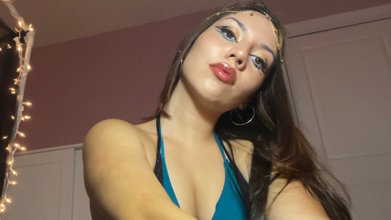 ASMR turning myself into cleopatra 