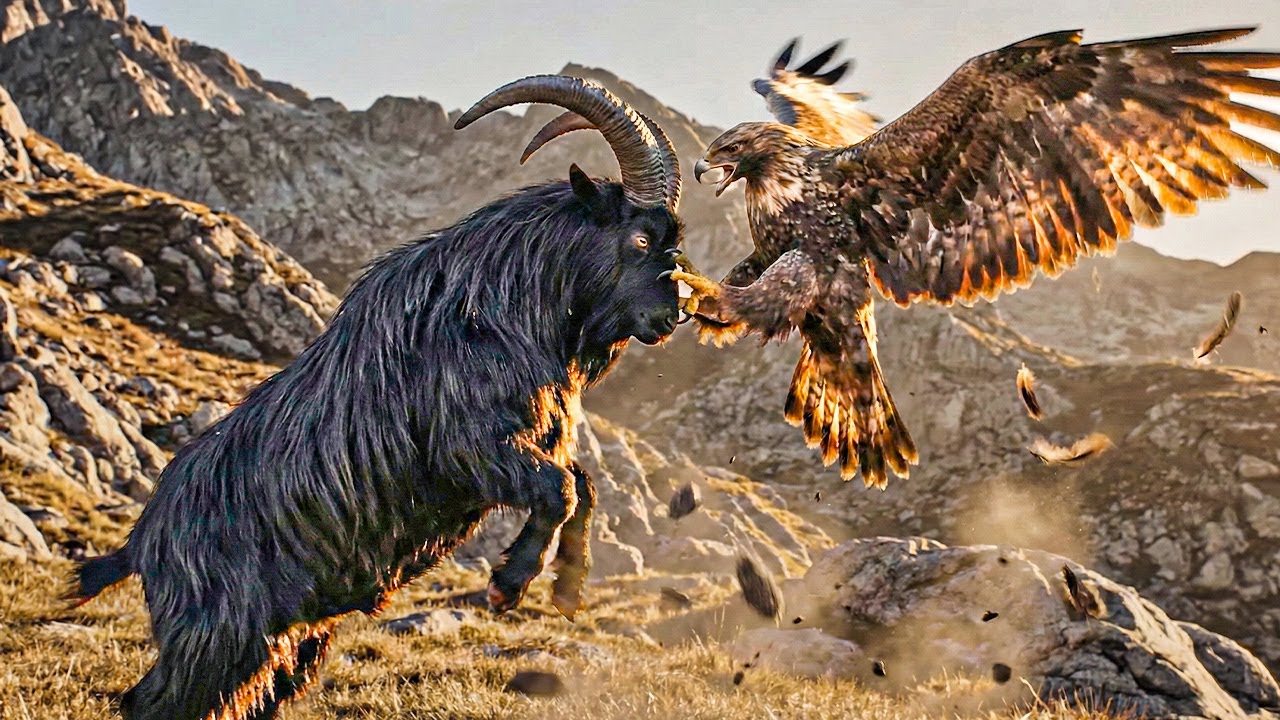 Giant wild eagle fights an antelope – What happens next will shock you | Animal rescue