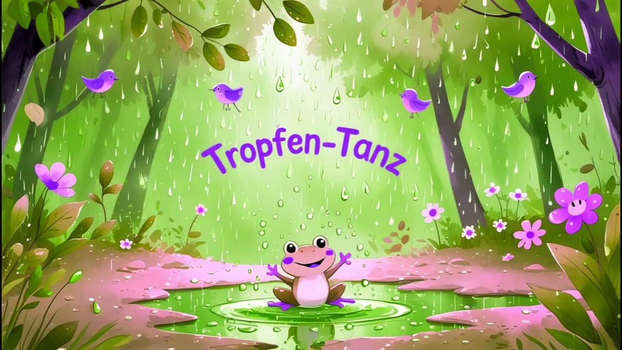 Tropfen-Tanz 🌧️🐸 | Fröhliches Regenlied & Mitmachlied für Kinder