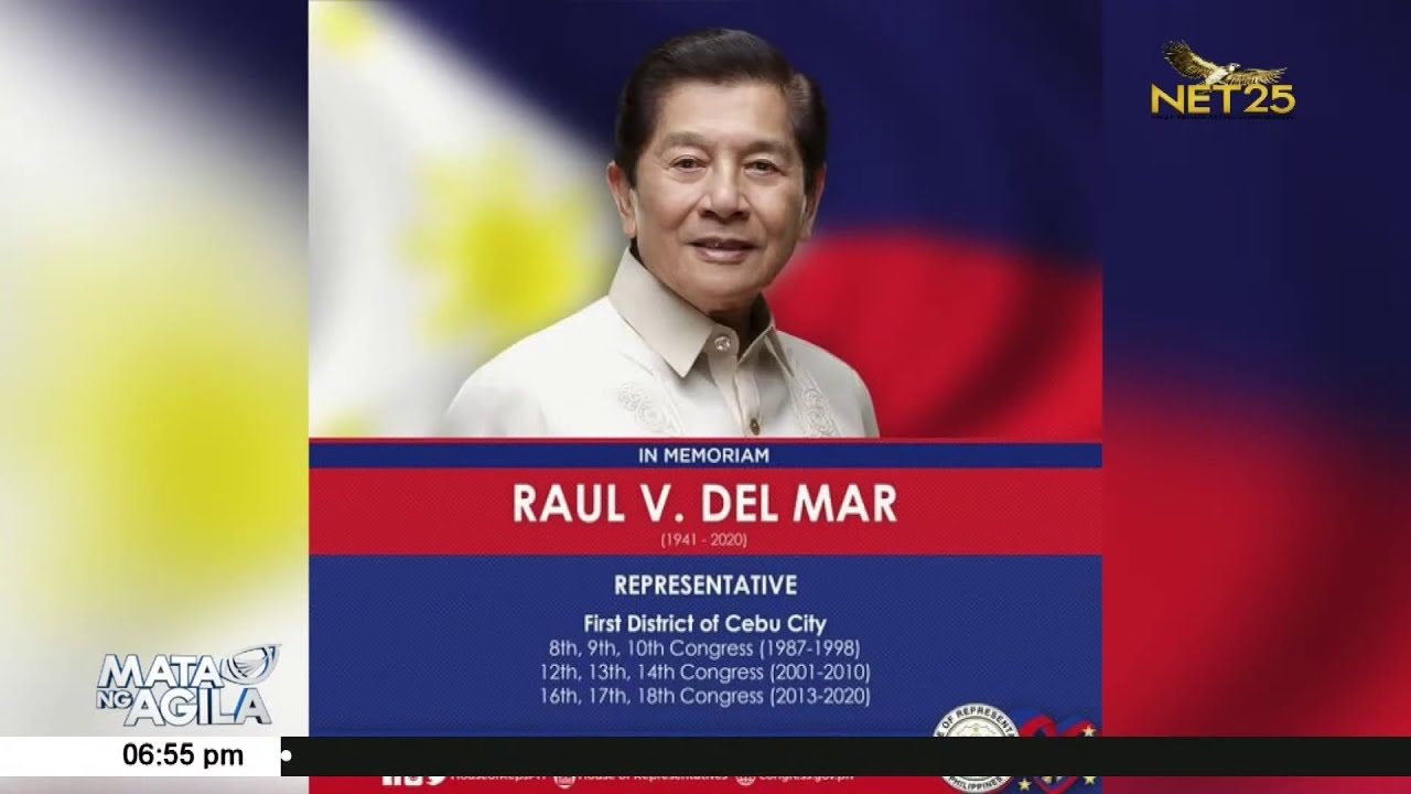 Kamara, ikinalungkot ang pagkamatay ni Cebu City 1st District Rep. Raul Del Mar