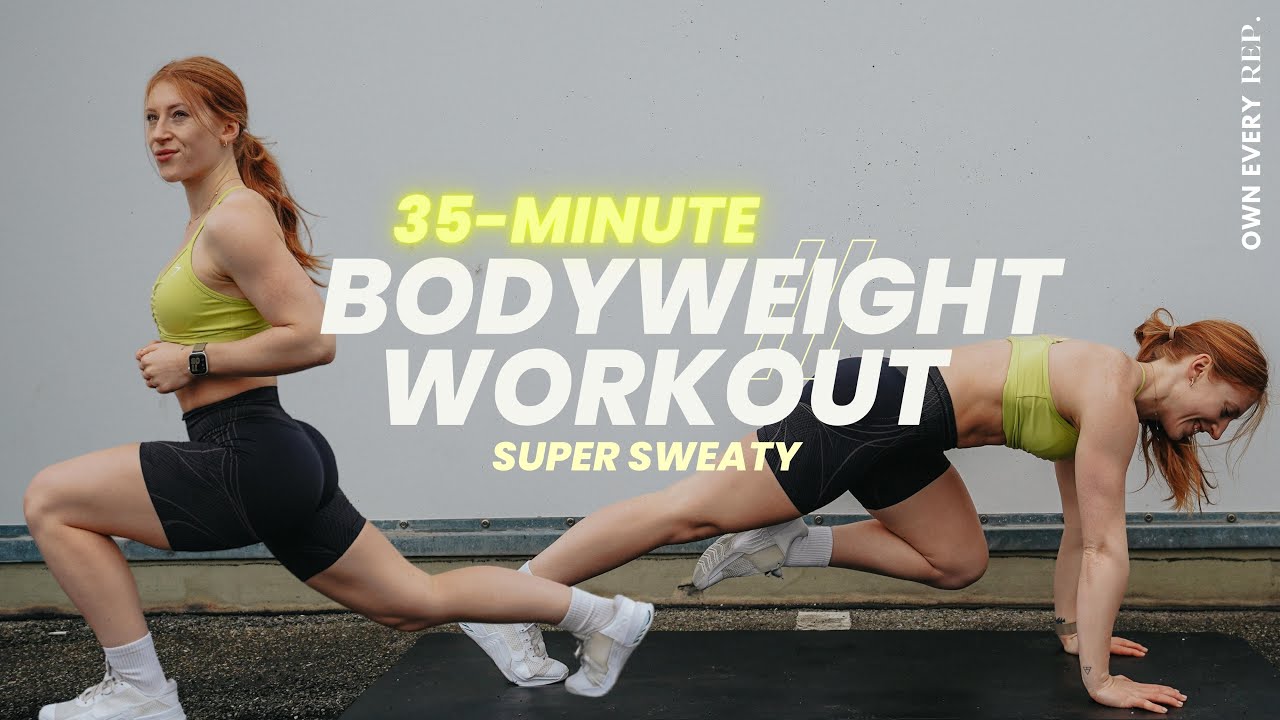 35-минутная функциональная тренировка на всё тело | SWEATY EMOM | с уровнями и модификациями | ДЕ...
