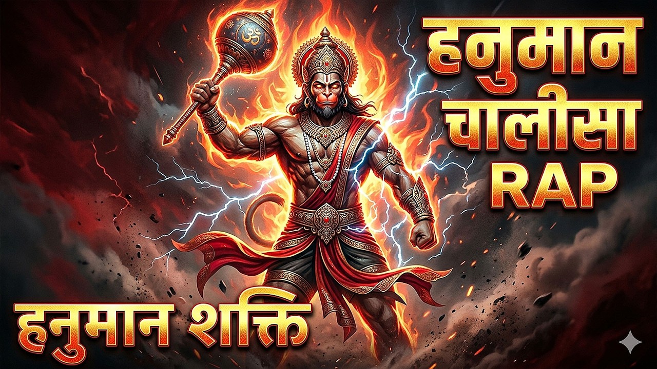 हनुमान चालीसा Rap Song 🔥 | Powerful Hanuman Rap Bhajan | Nonstop Devotional Rap