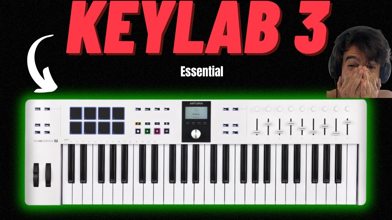 KEYLAB ESSENTIAL 49 mk3 - El popular MIDI de 49 teclas MEJORADO - Review/Análisis 