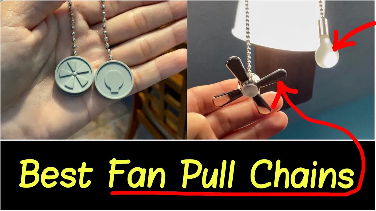 ✅Best Ceiling Fan Pull Chain Upgrade | Install in 1 min. | Decorative Light Bulb & Fan Cord Review