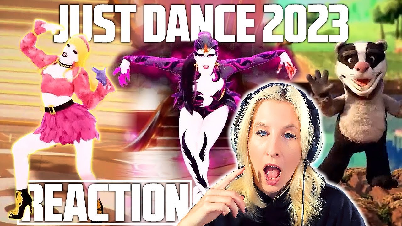 JUST DANCE 2023 TRAILERS REACTION! (part 4, including MADAM X 😱 Red Velvet and the 💩 badger)