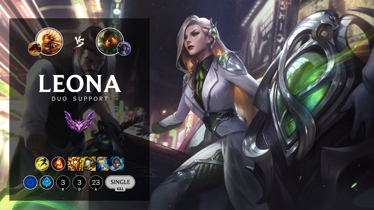 Leona Support vs Nautilus - EUW Master Patch 12.13