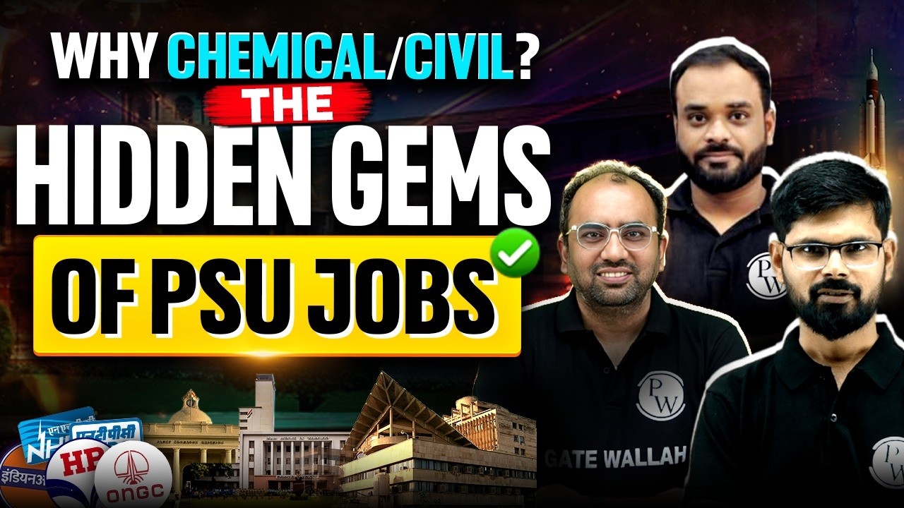 Why Chemical & Civil Engineering Are The Hidden Gems of PSU Jobs | Full Analysis