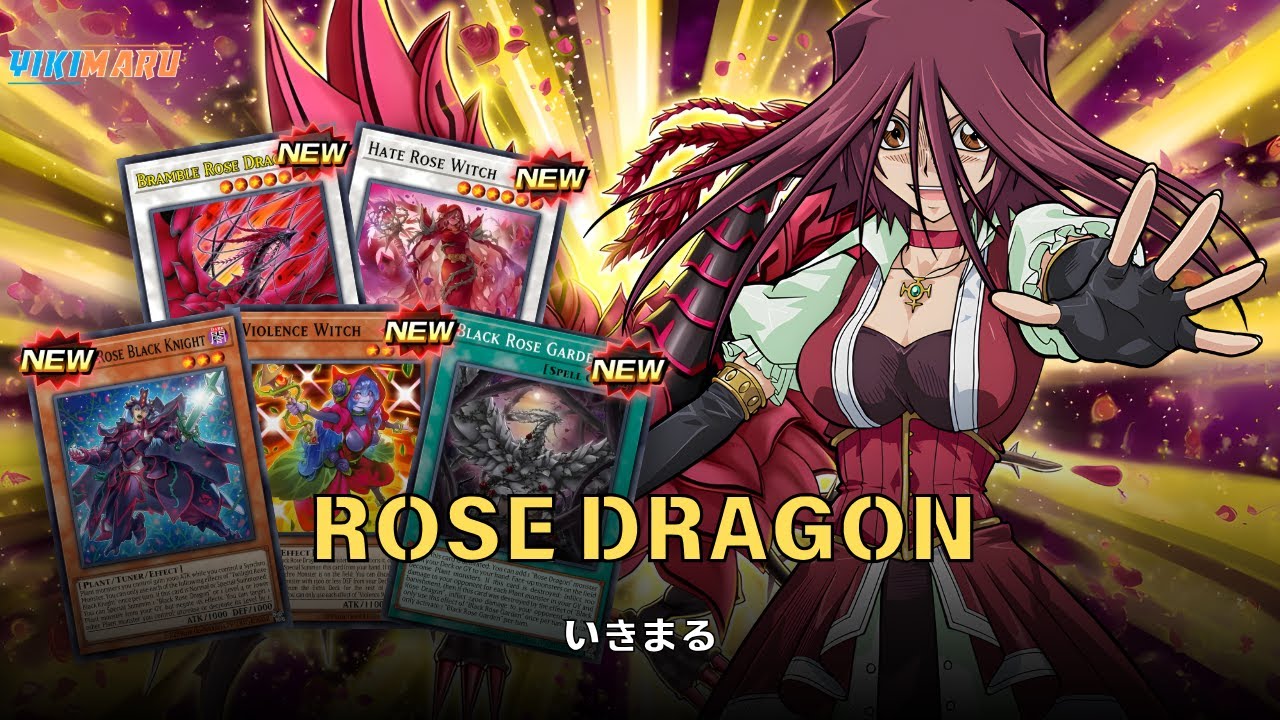 {EDOPRO} New Rose Dragon! Burn, Synchro, Control | ROSE DRAGON DECK | REPLAYS + DECKLIST | YU-GI-OH