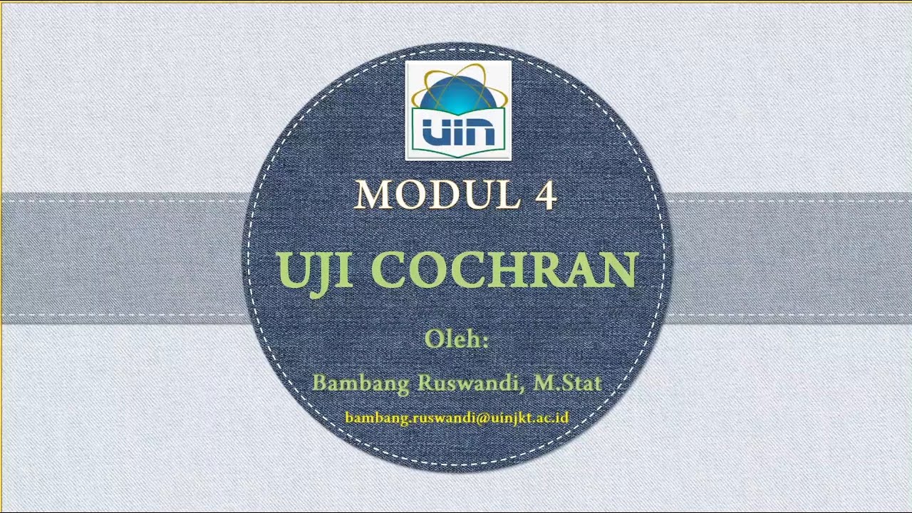 Modul 4 (StatSos2) - Uji Cochran