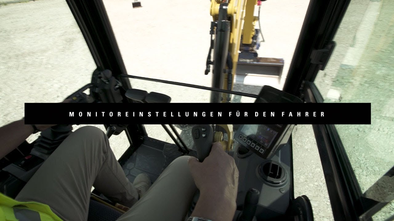 Minibagger Cat 301.8 Displayeinstellungen - Tech Talk mit Besi