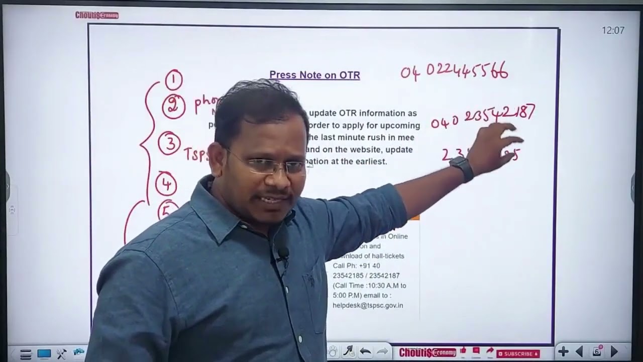 How to edit OTR TSPSC by Prabhkar chouti