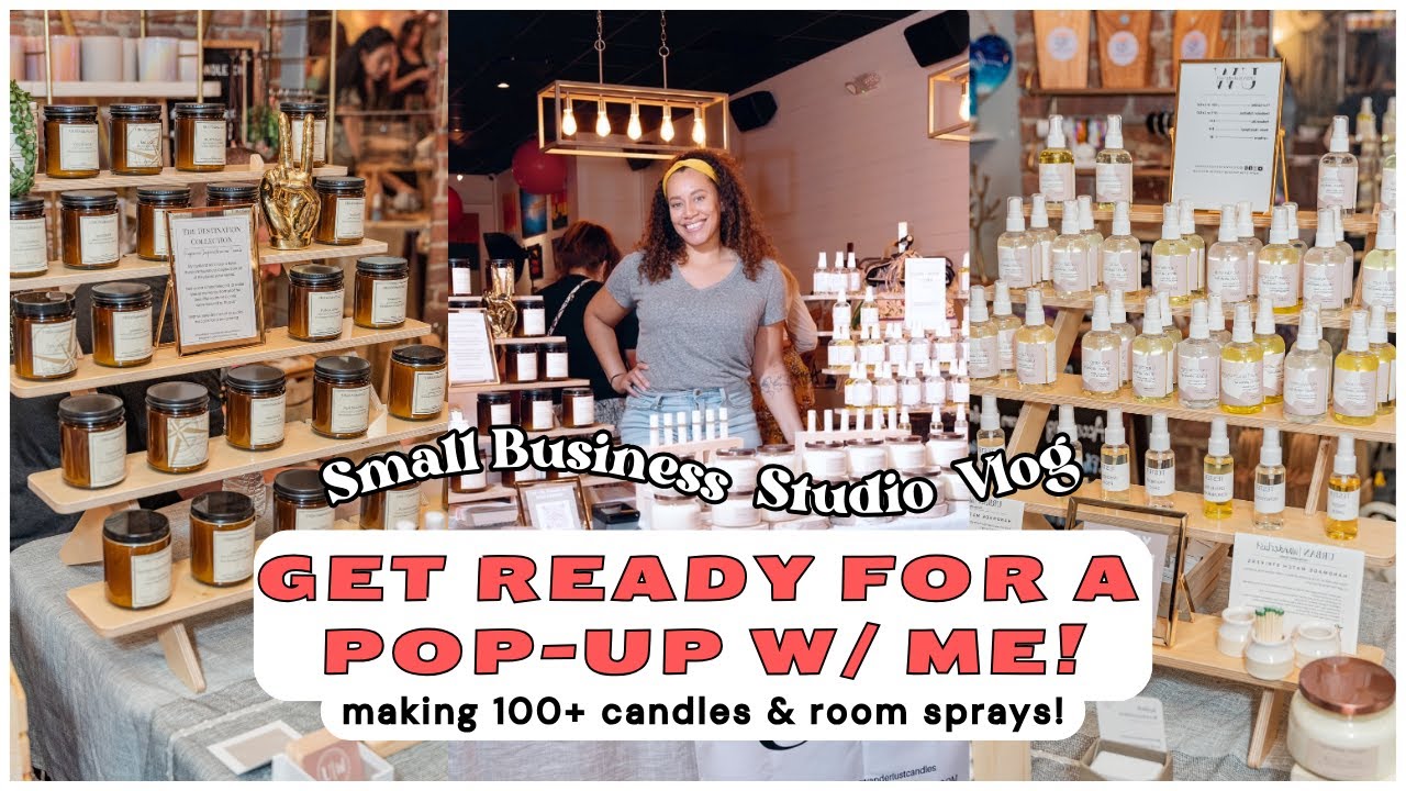 Prep for a Fall Pop-up w/ Me! | Make 100 Candles & Room Sprays! + HUGE ANNOUNCEMENT!