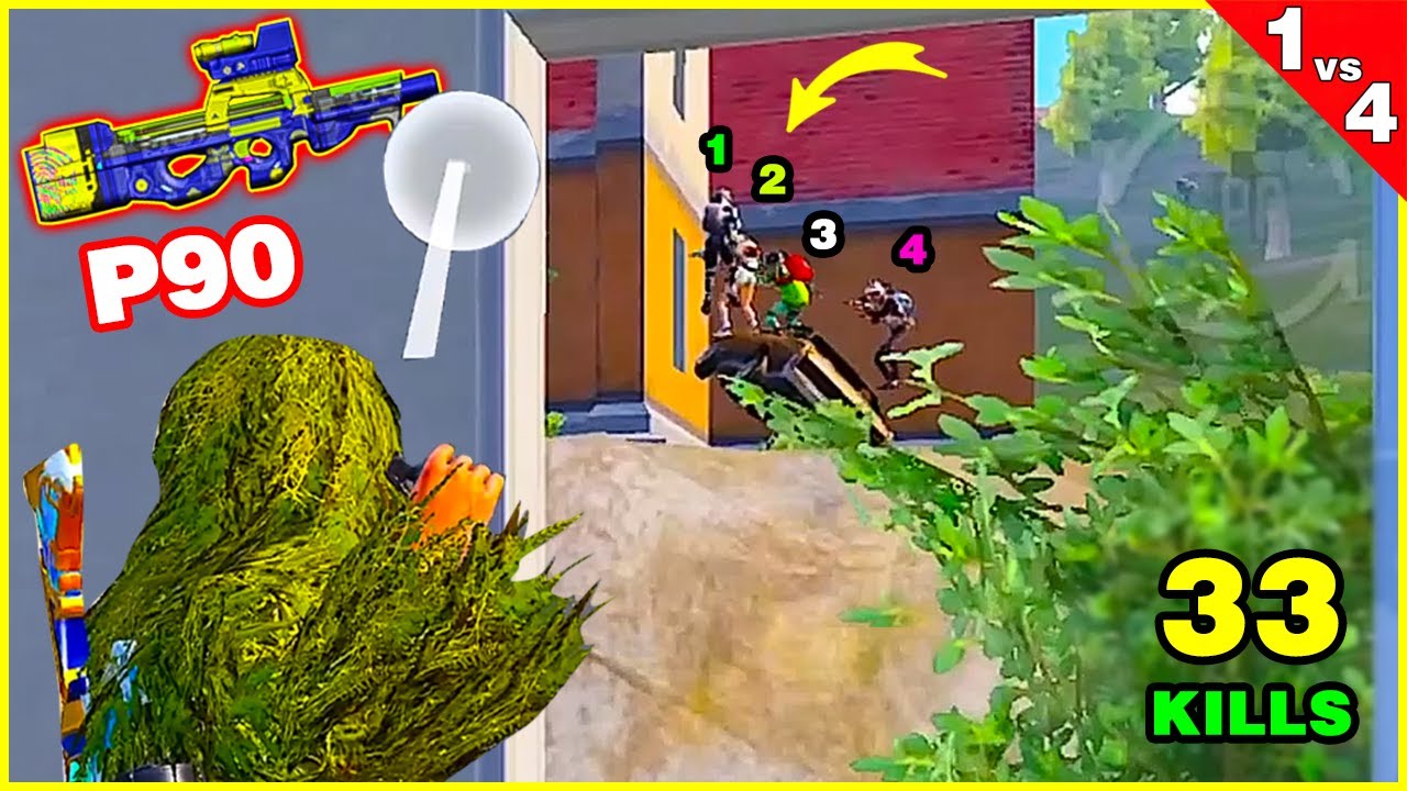 This is Why Airdrop Guns Always Outplay! | 33 Kills Solo vs squad PUBG Mobile