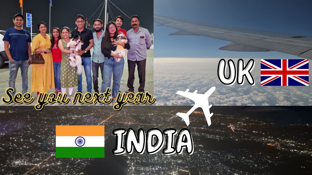 India to UK Journey || Back to London || India trip || Final Day
