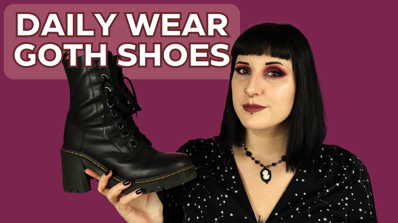 Daily wear goth shoes