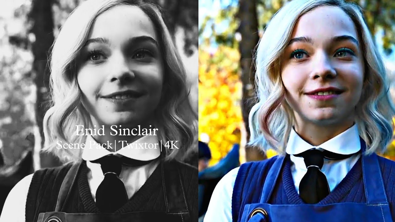 Enid Sinclair (Wednesday) | twixtor | Scene pack | 4K | EditsYouBeg | Edits