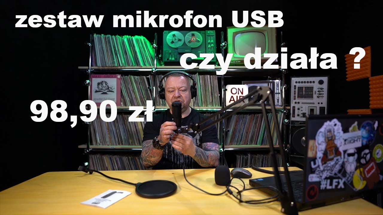 Najtańszy zestaw mikrofon USB plus akcesoria DNA CM USB KiT testy recenzja