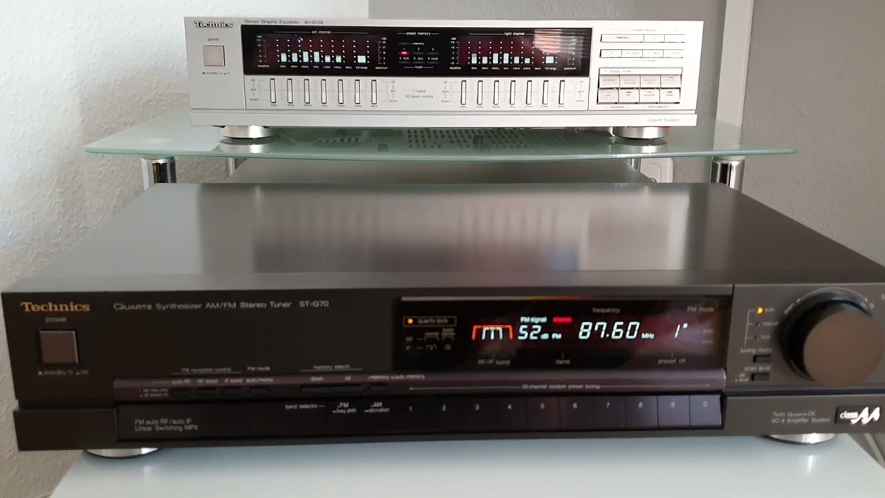 Technics ST- G70  Quartz Synthesizer AM/FM Stereo Tuner. 1990 Vintage...