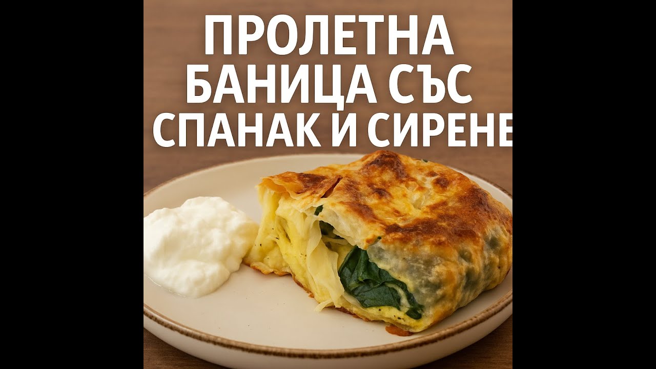 Пролетна баница със спанак и сирене – Лесна и вкусна рецепта за всяка трапеза
