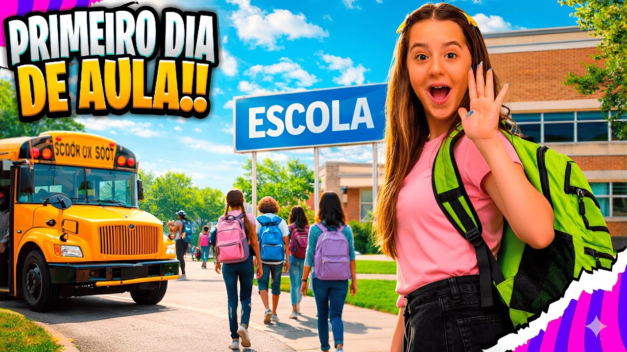 ARRUME-SE COMIGO PARA O PRIMEIRO DIA DE AULA ! 🎒📚💖