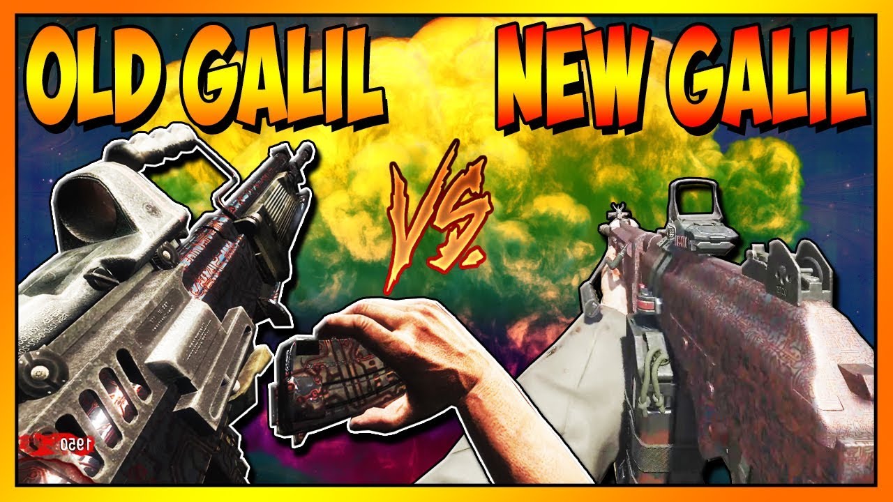 OLD GALIL v.s NEW GALIL ON HIGH ROUNDS - (BO1, BO2, BO3 ZOMBIES)