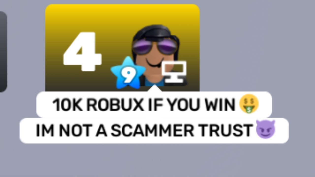 When your opponent tries to scam you in Rivals...