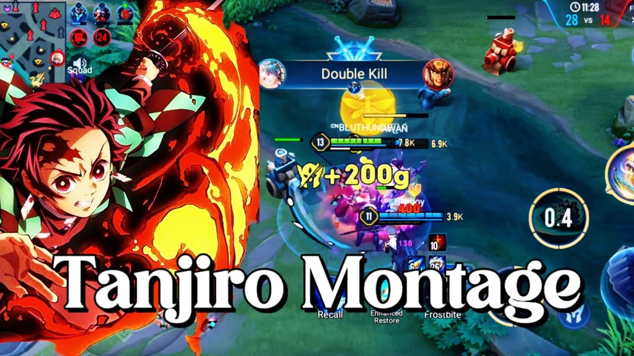 YAN MONTAGE/ TANJIRO SKIN /AOV Bluthunder