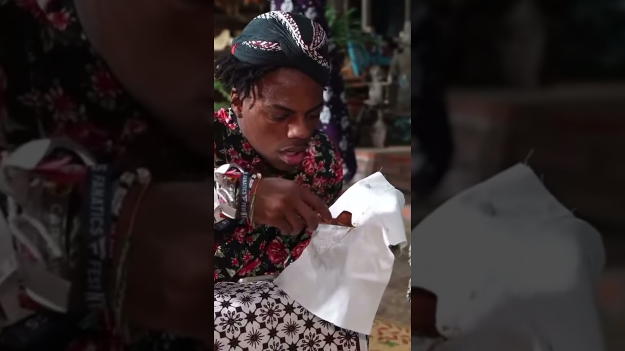 Speed Makes Batik In Indonesia #ishowspeed #batik #indonesia #fyp
