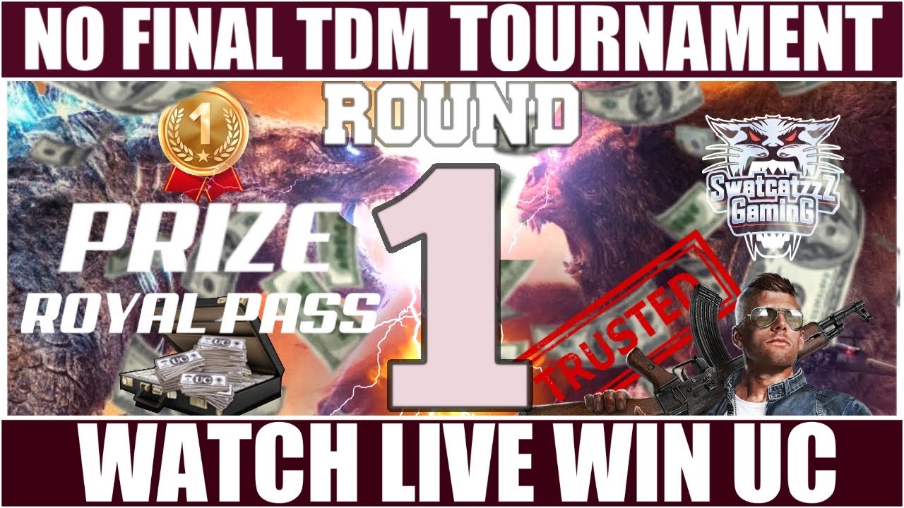 SWATCATZZZ 'NO FINAL' TDM TOURNAMENT ROUND 1🍻 4RP GIVEAWAY| WATCH LIVE WIN UC😍