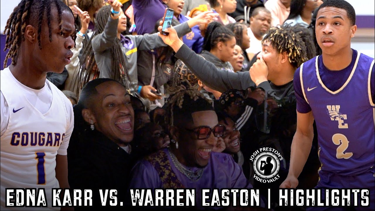 Karr vs. Warren Easton (HIGHLIGHTS) || FreshxReckless Pull Up! Crowd Goes CRAZY All Game in Algiers!