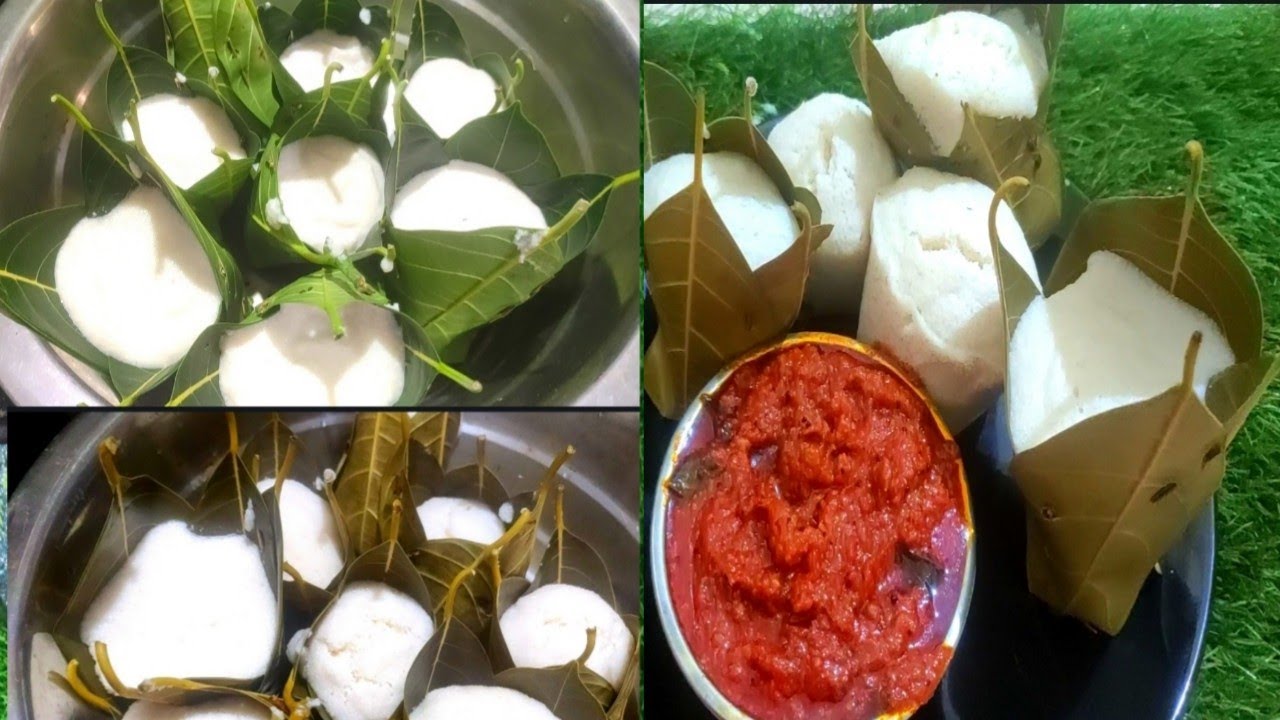 பாரம்பரிய பலா இலை இட்லி /jackfruit leaves idli Andhra special/healthy and tasty breakfast recipe 😋