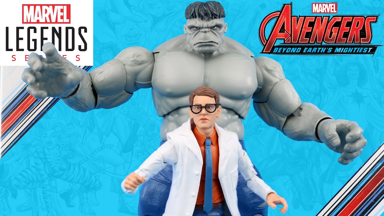 Marvel Legends Hulk Cinza e Bruce Banner - Vingadores 60 anos 2-pack Review Hasbro
