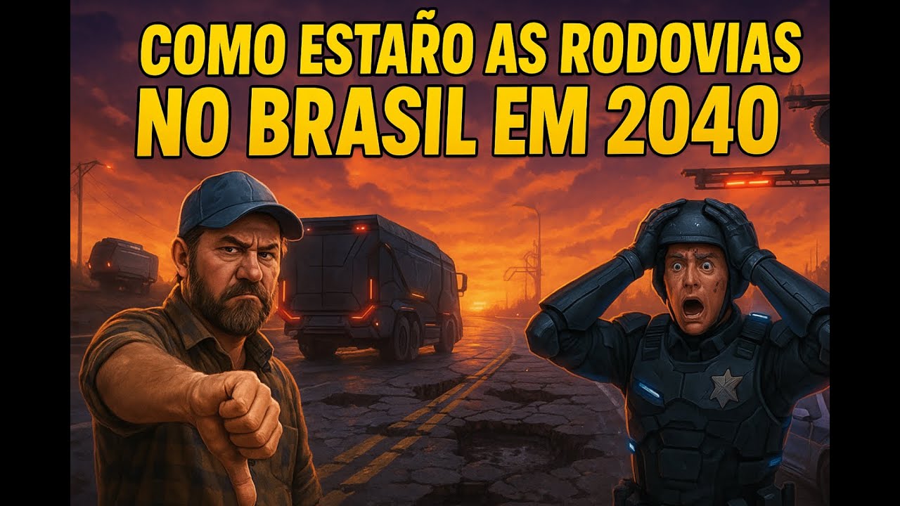 Como estar&atilde;o as rodovias no Brasil em 2040