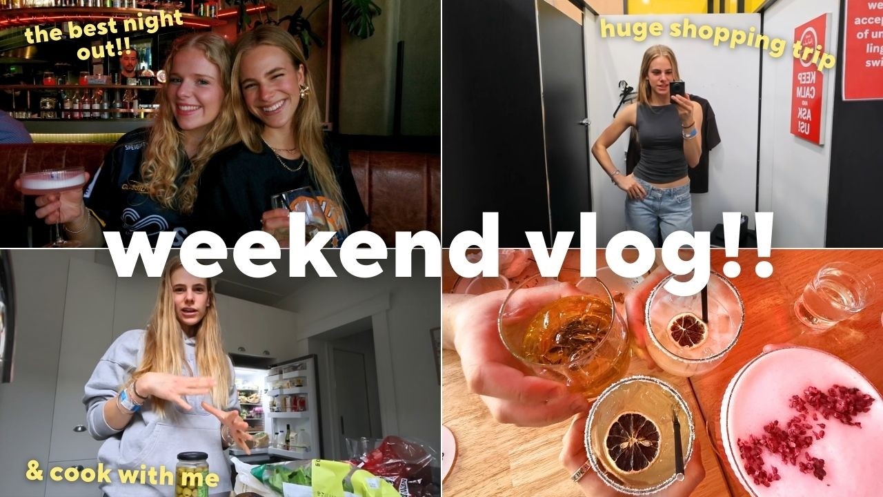 A WEEKEND AT UNI! Farmers market, rugby game, cooking & a shopping spree at The Warehouse! ad