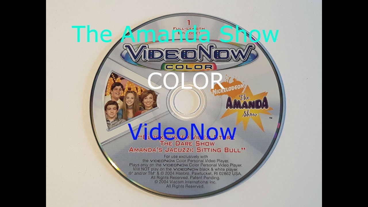 COMPLETE VIDEONOW COLOR DISC THE AMANDA SHOW The Amanda Show & Nickelodeon Previews