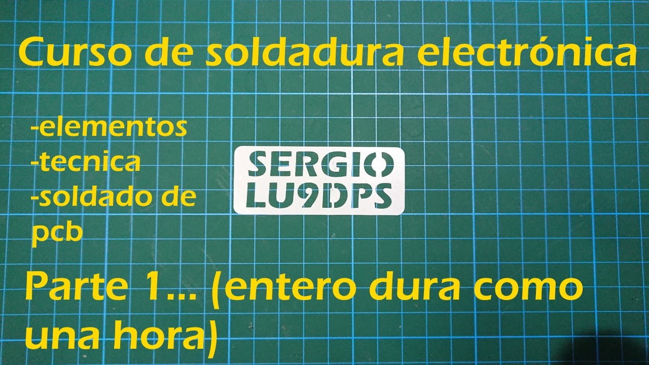 Curso de soldadura electronica