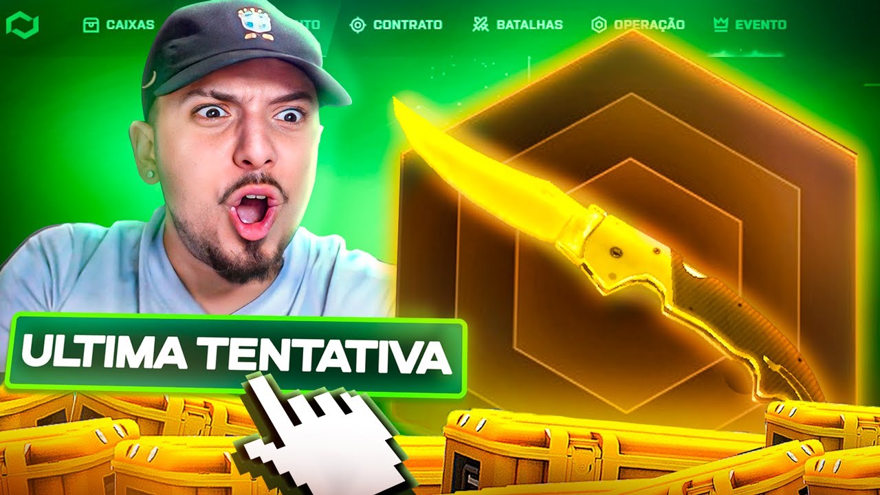 COMO GANHAR UMA FACA COM POUCO SALDO NO CSGO.NET