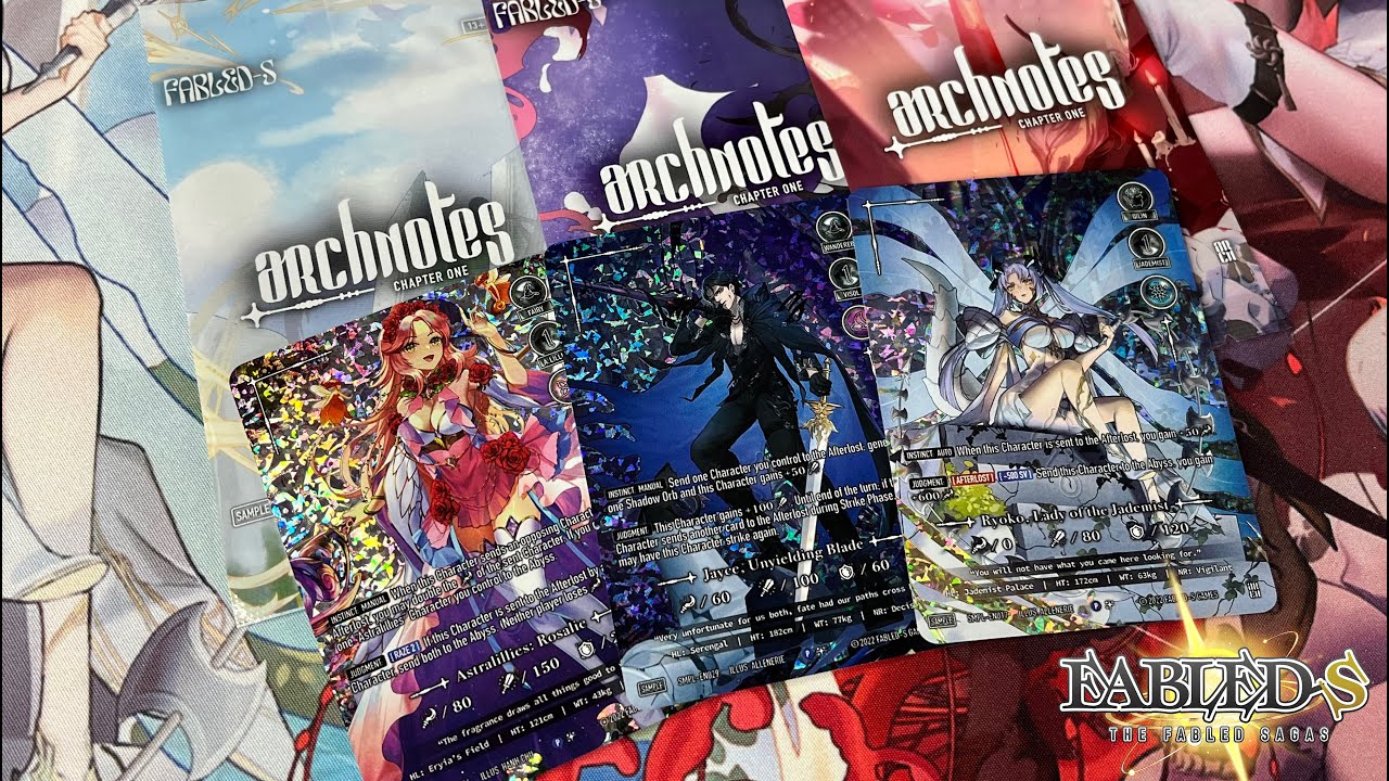 Fabled Sagas TCG Archnotes Sample Pack Opening & Giveaway!