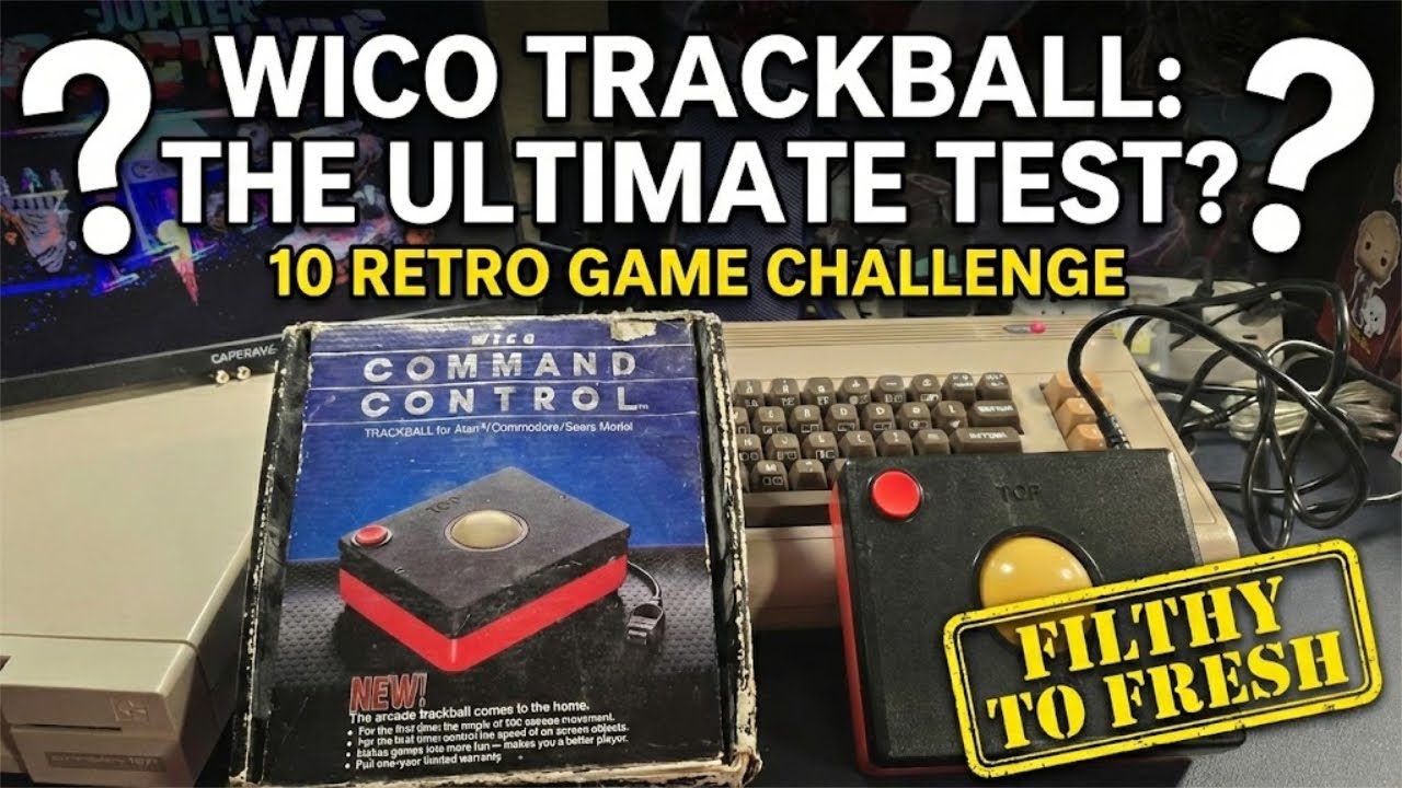 Is the Wico Command Control Trackball Worth It? 10 C64 Games Played & Review