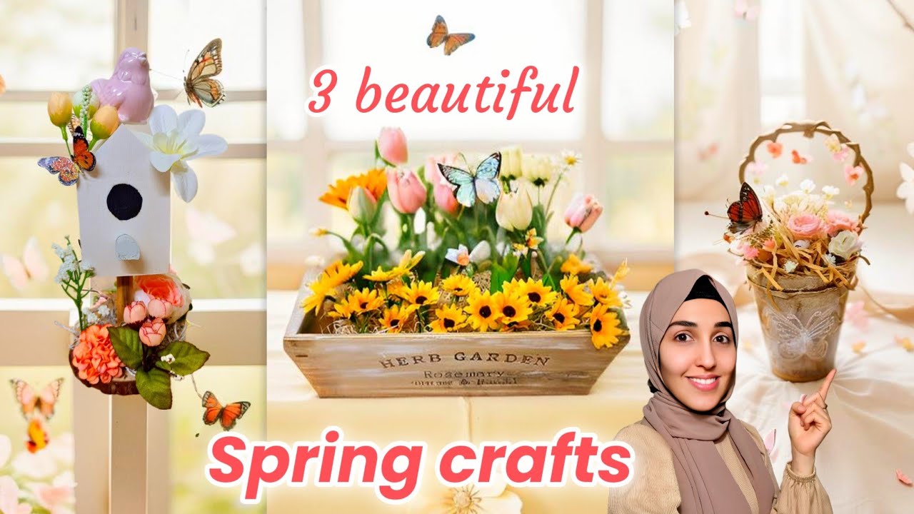 *BEAUTIFUL* Spring Crafts 🦋 DIY Decor 🌷 Shabby Chic & Cottagecore Ideas 💡 Sell / Gift 🎁