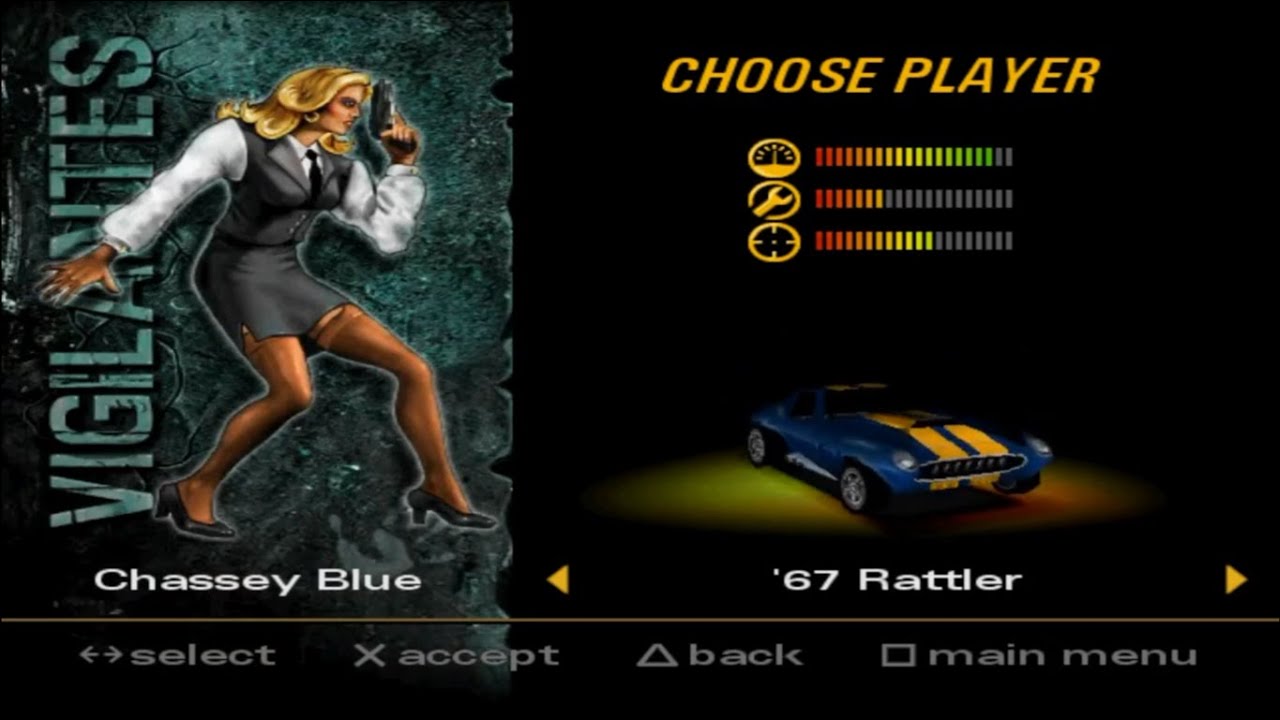 Vigilante 8 Quest #1 Chassey Blue