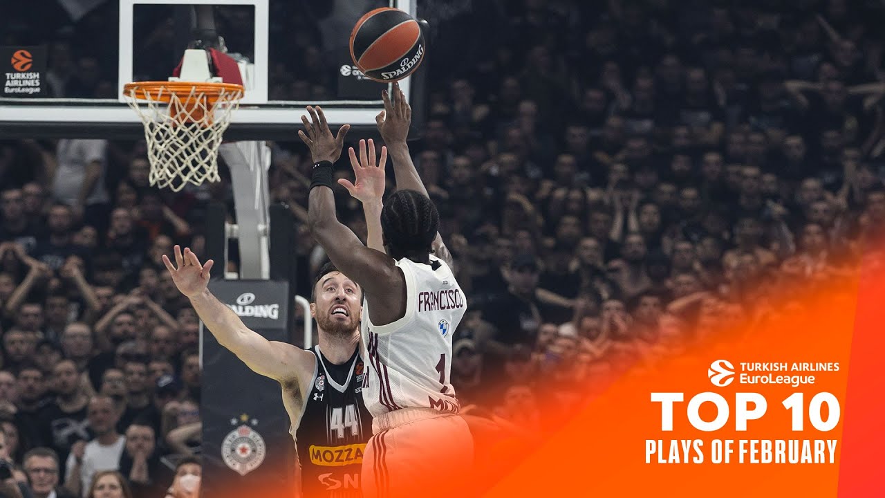 Top 10 Plays | February | 2023-24 Turkish Airlines EuroLeague
