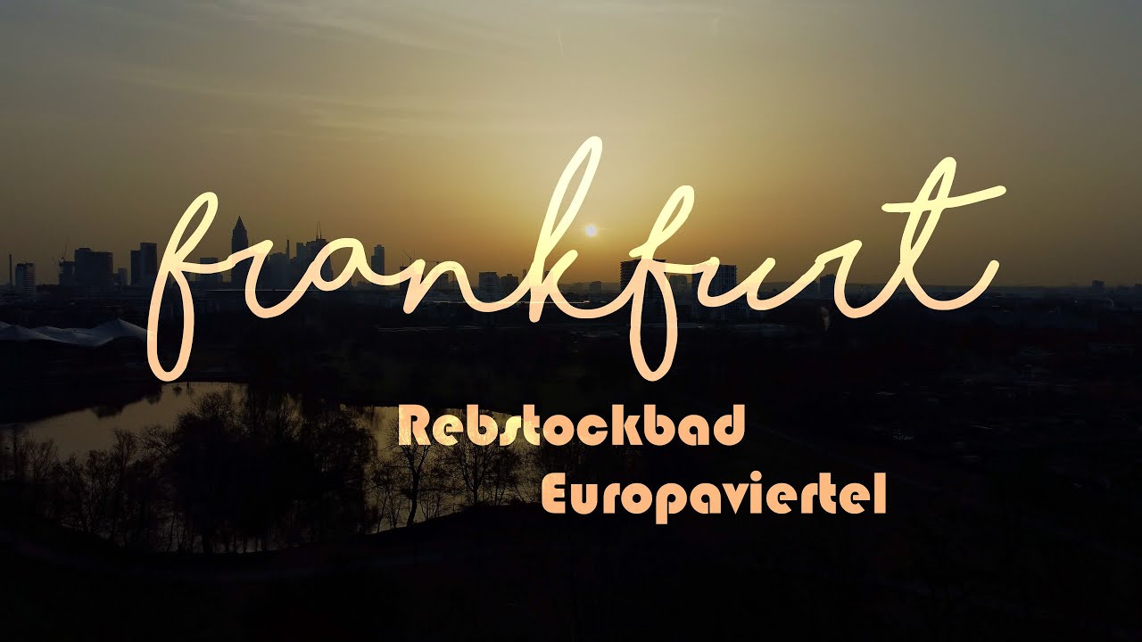 [4k - Drone - dji mini 2] Frankfurt - Rebstockbad - Europaviertel