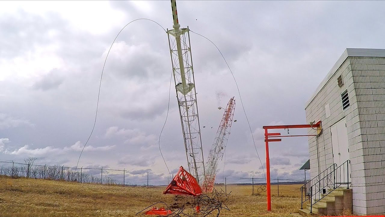 KCCO Guyed Tower - Controlled Demolition, Inc.