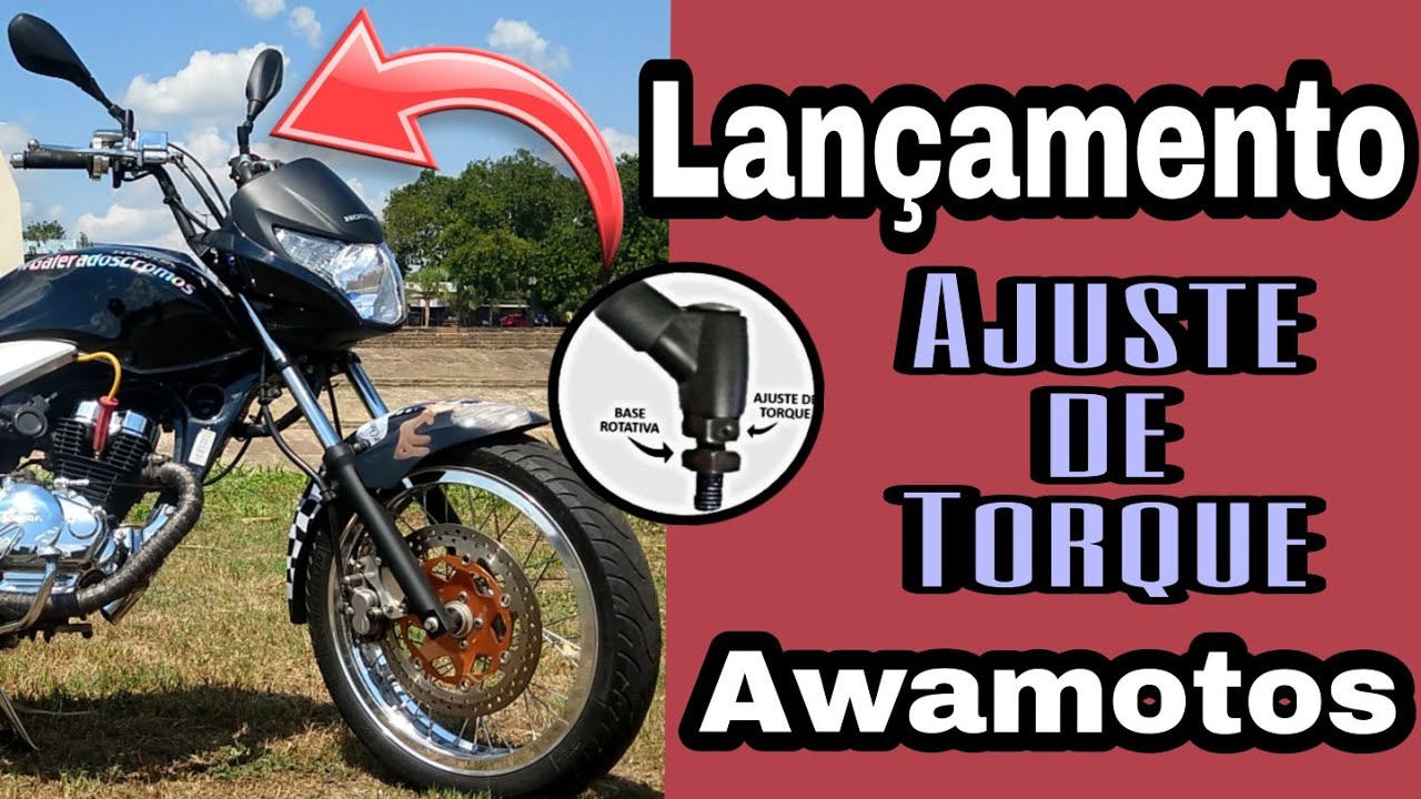 LAN&Ccedil;AMENTO AWAMOTOS | Retrovisor BMW 360&deg; com ajuste de Torque