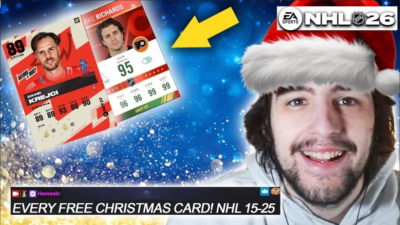 ВСЕ БЕСПЛАТНЫЕ РОЖДЕСТВЕНСКИЕ НАГРАДЫ ИЗ NHL 15-25 | NHL 26 HUT