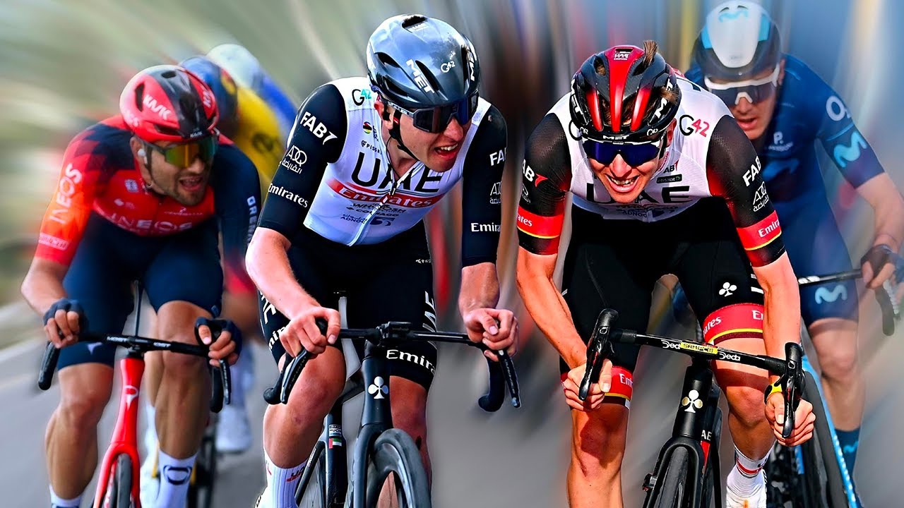 MILAN - SAN REMO : Dans le Poggio, Pogacar n'y arrive pas : ses attaques infructueuses depuis 2022